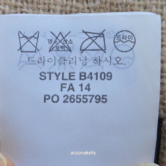 NWOT J. Crew Wool Woven Plaid Scarf Grey Tan Lavender Purple - Picture 5 of 10